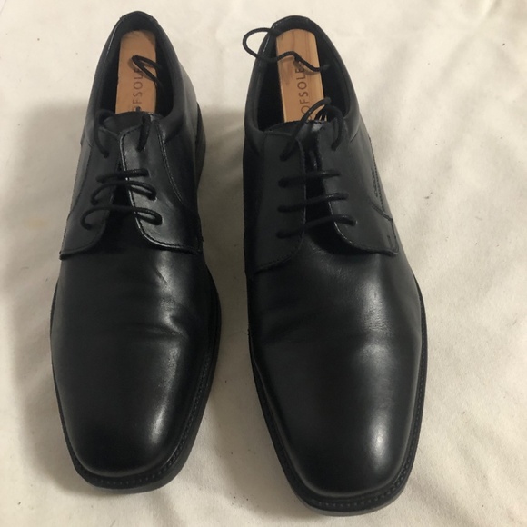 Geox Black Leather Brando Oxford - 48